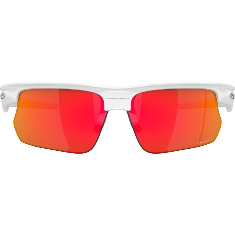 Photos - Wrist Watch Oakley Bisphaera Polarized Sunglasses White/Red - Case Sunglasses at Academy Sports OO9400-0368 