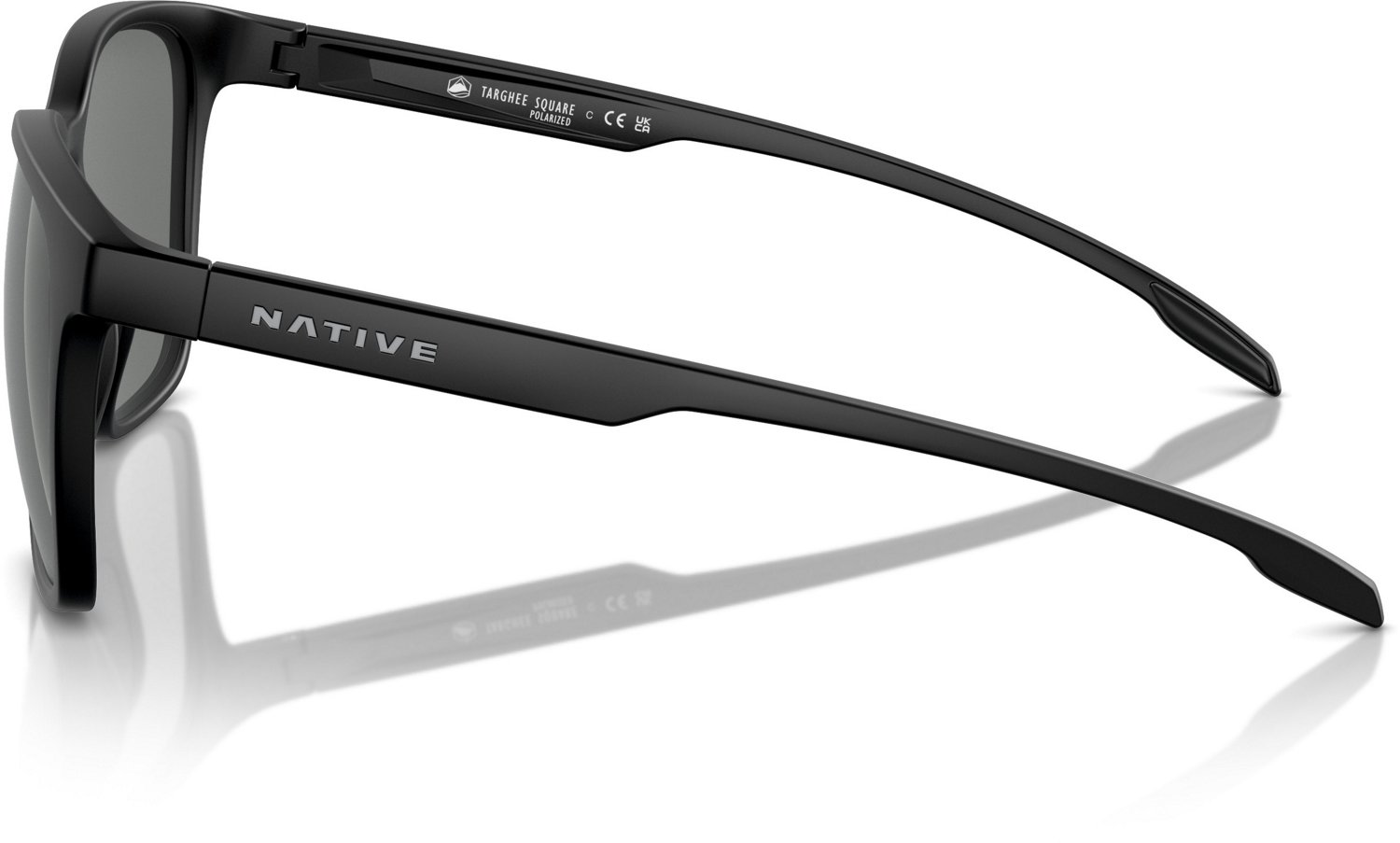 Native Eyewear Targhee Square Gray Polarized Sunglasses                                                                          - view number 3