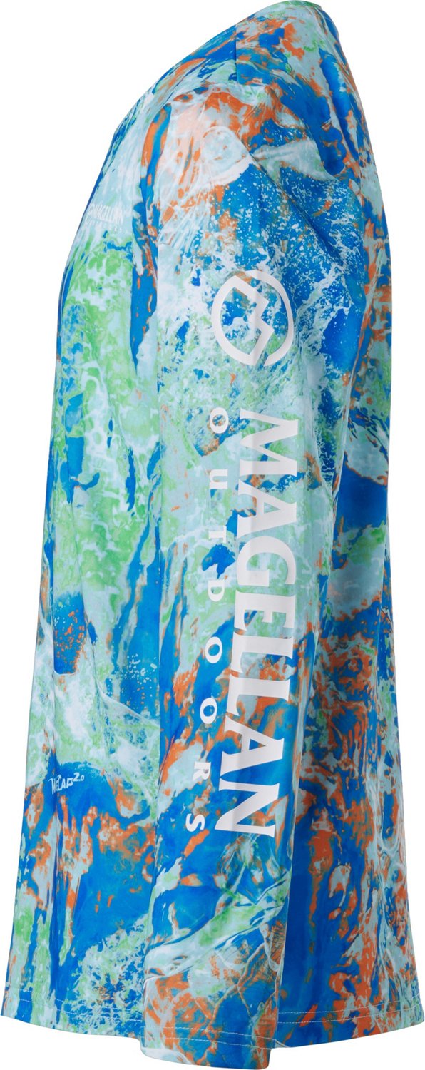 Magellan Outdoors Boys' FishGear MO Whitecap 2.0 Long Sleeve T-shirt                                                             - view number 3
