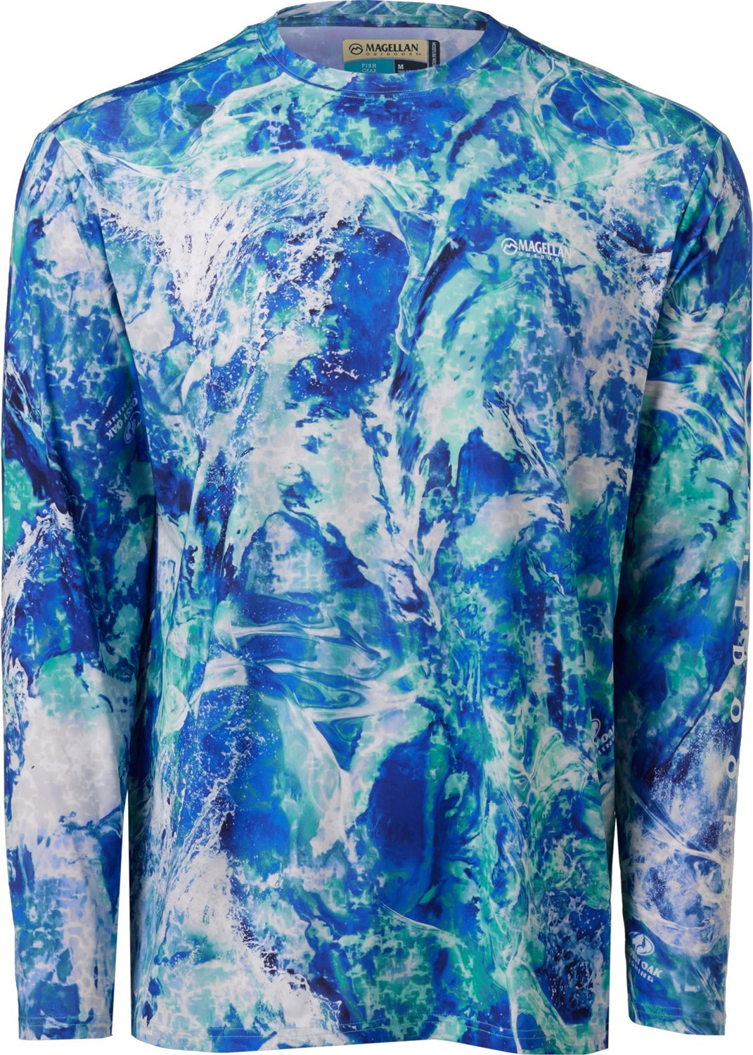 Magellan Outdoors Men's FishGear Mossy Oak Whitecap Long Sleeve Crew T-shirt