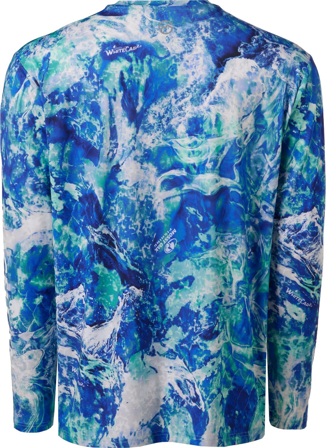 Magellan Outdoors Men's FishGear Mossy Oak Whitecap Long Sleeve Crew T-shirt - view number 4