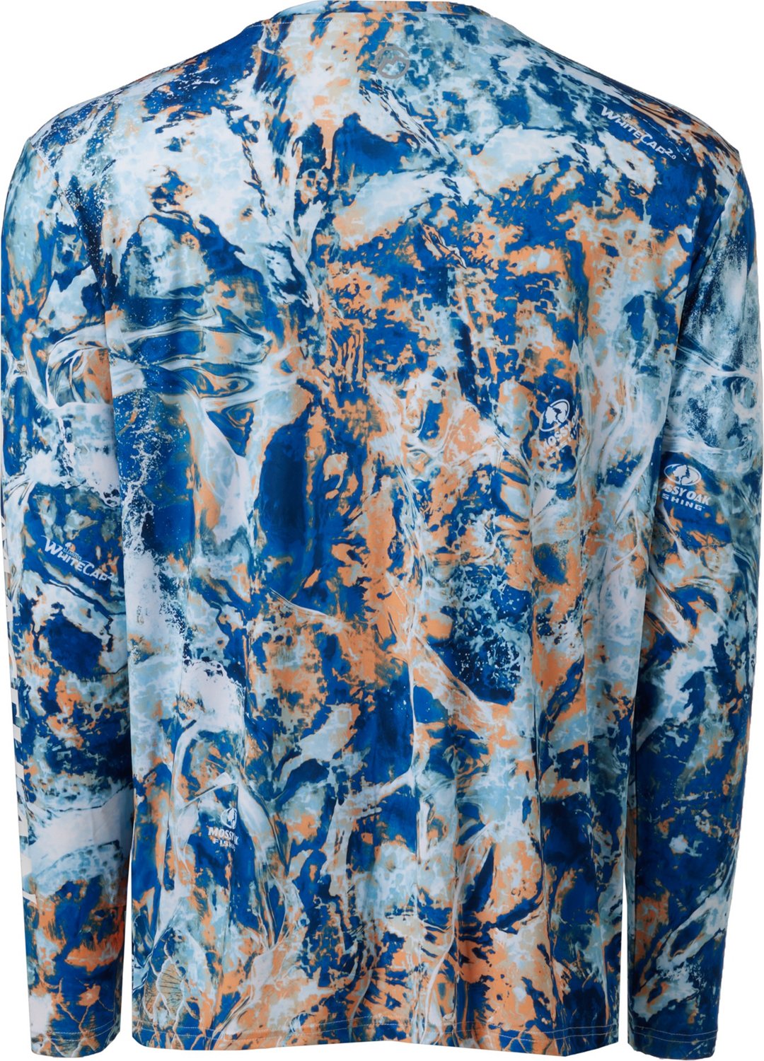 Magellan Outdoors Men's FishGear Mossy Oak Whitecap Long Sleeve Crew T-shirt - view number 2