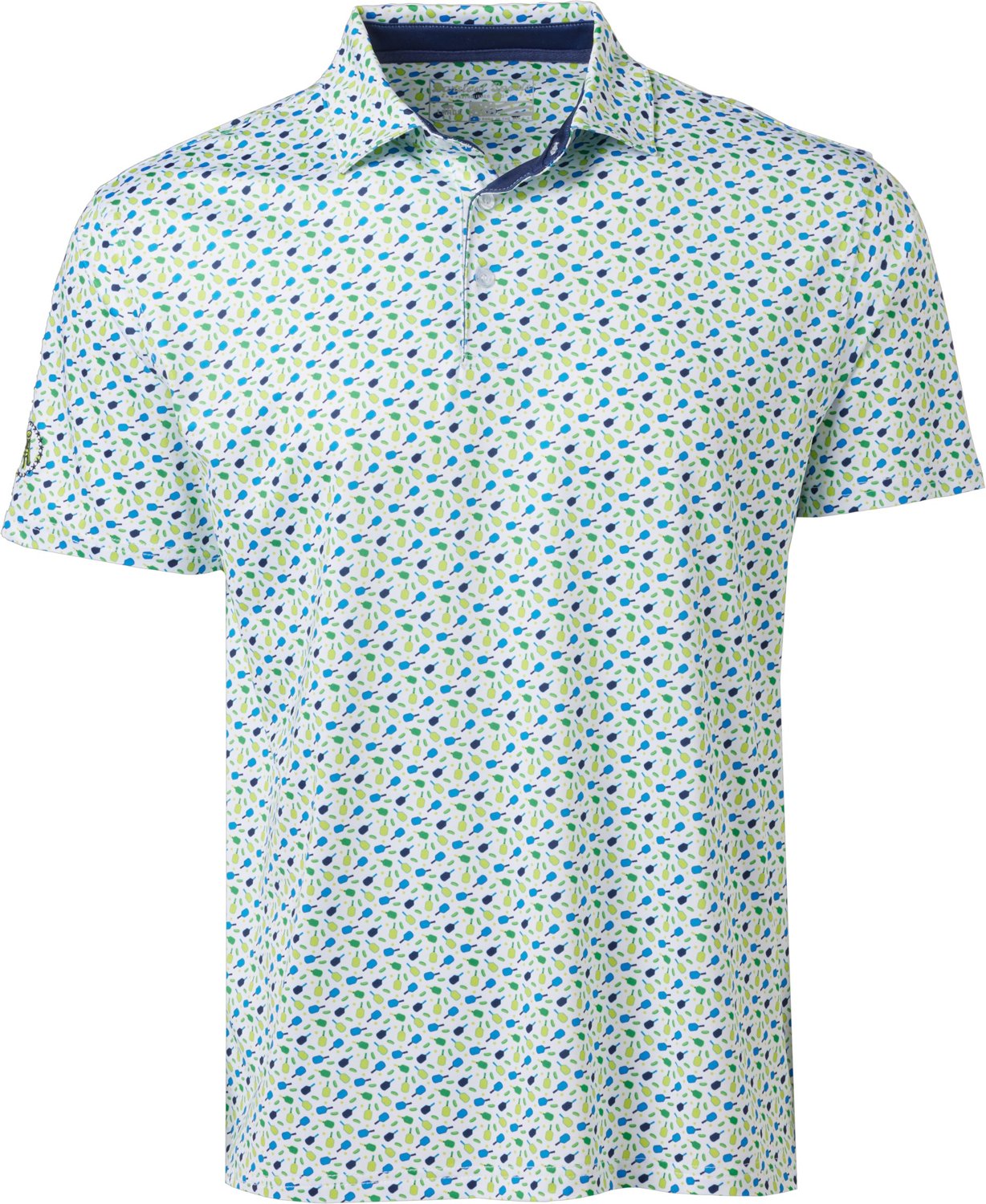 Barstool Mens Sports Pickleball Printed Polo - view number 4