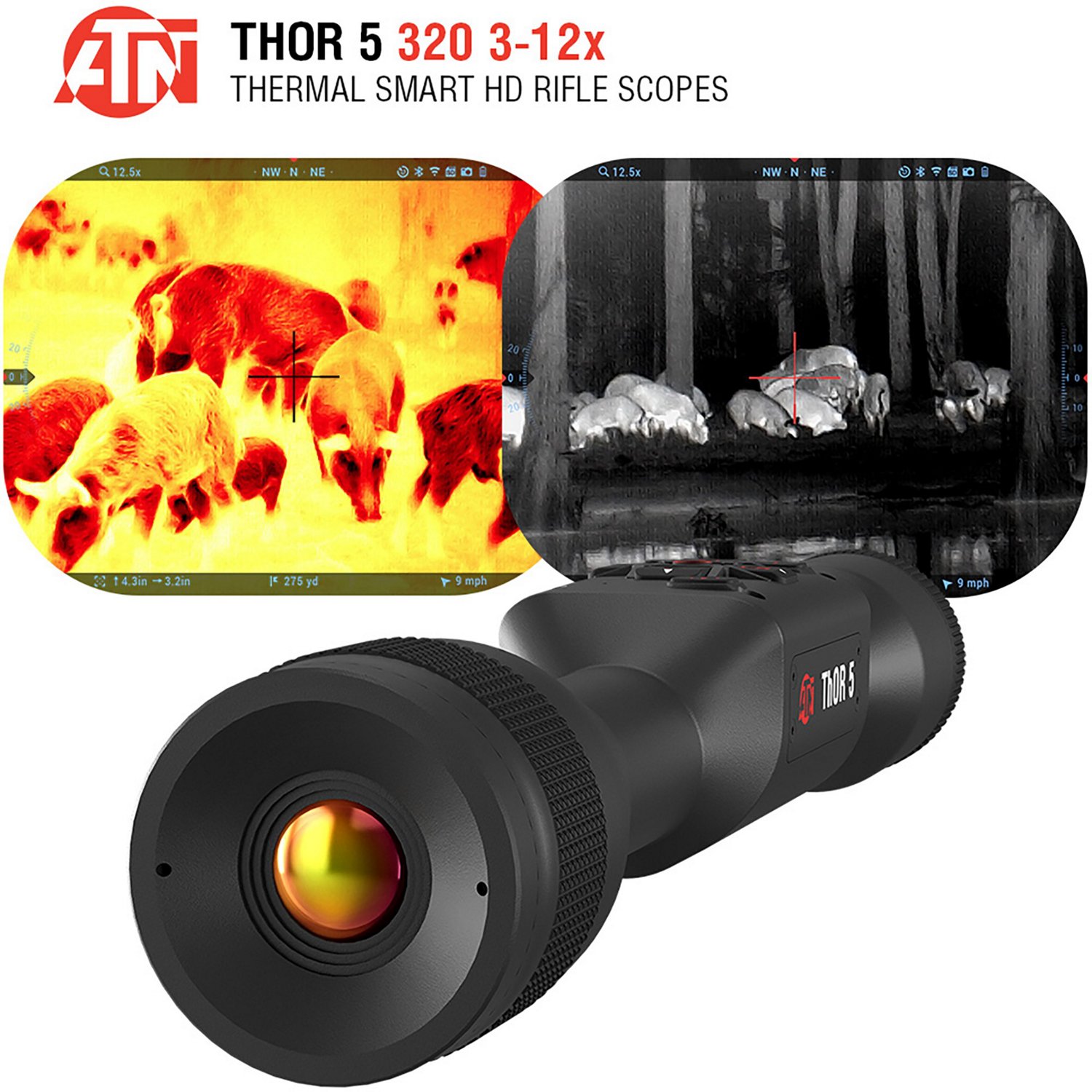 ATN Thor 5 320 3-12x Thermal Riflescope - view number 2