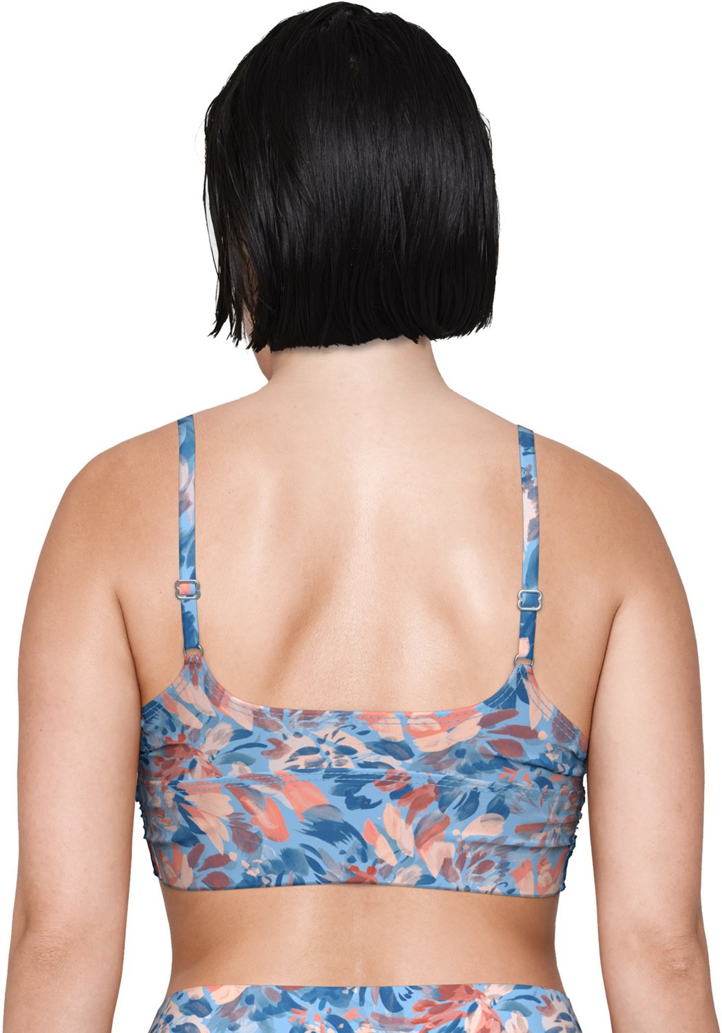 Freely Women's Wild Flower Wrap Front Swim Midkini - view number 4