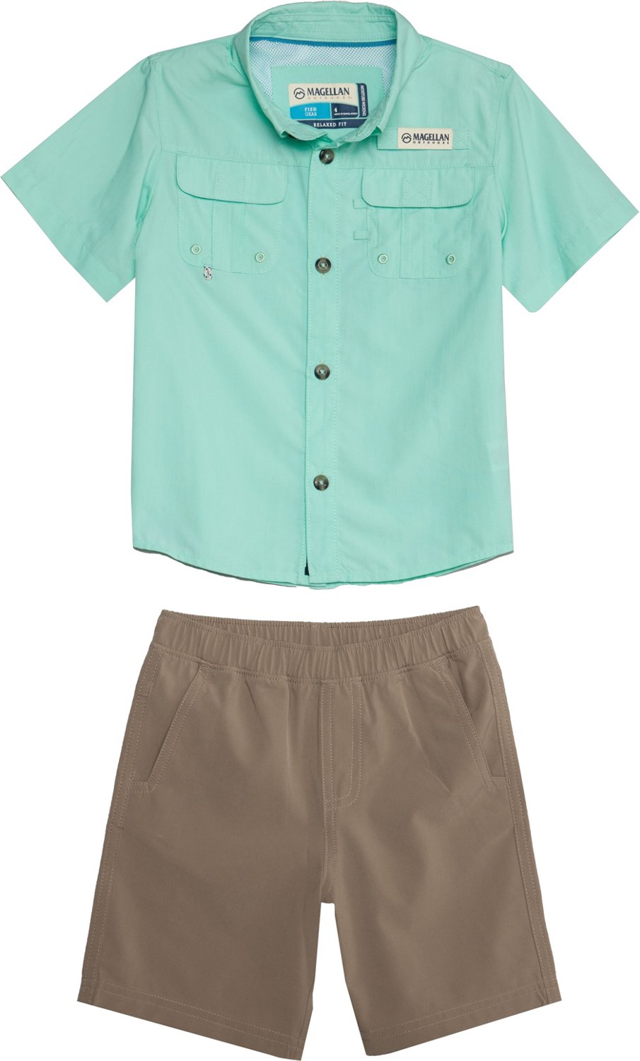 Magellan Outdoors Boys' (4-7) Laguna Madre Short Sleeve Shirt and Shorts Set                                                     - view number 1