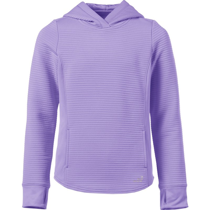 BCG Girls' Performance Fleece Textured Hoodie Ltpurple, Small - Girl's Fleece at Academy Sports