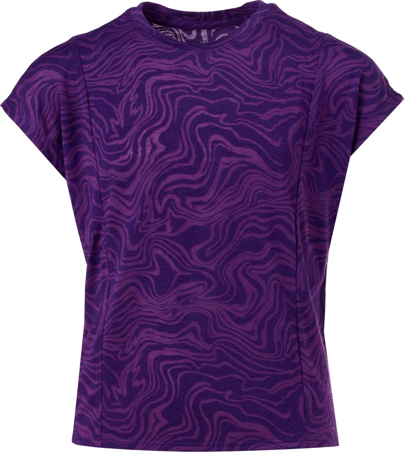 BCG Girls' Boxy Burnout Short Sleeve T-shirt