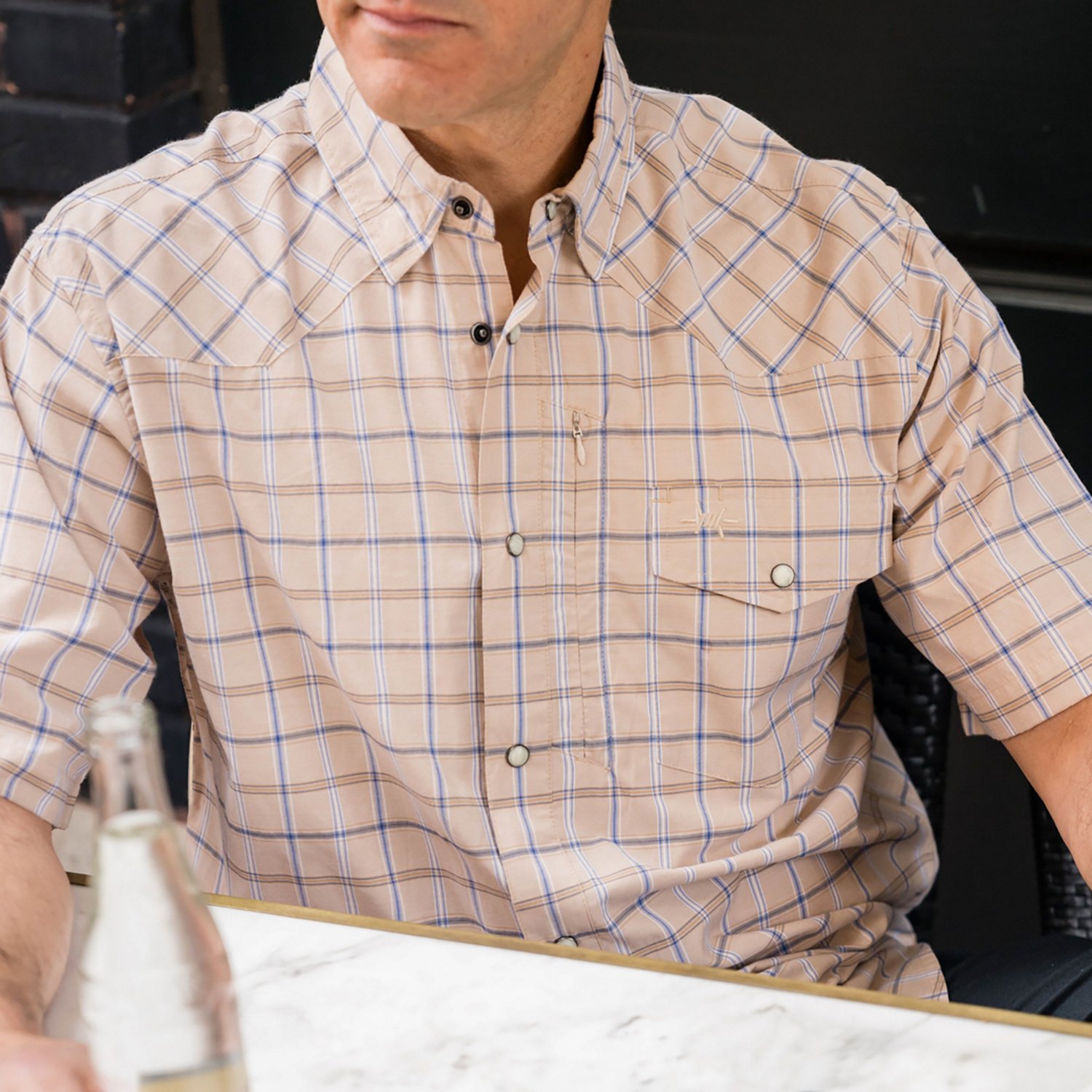 Texas Standard Men's Western Field Short Sleeve Shirt | Academy