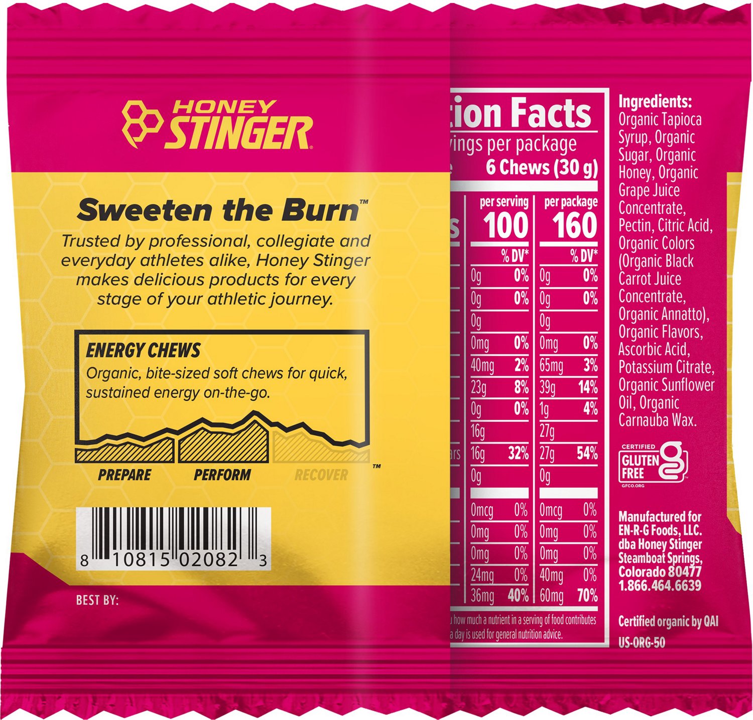Honey Stinger Organic Energy Chews                                                                                               - view number 2