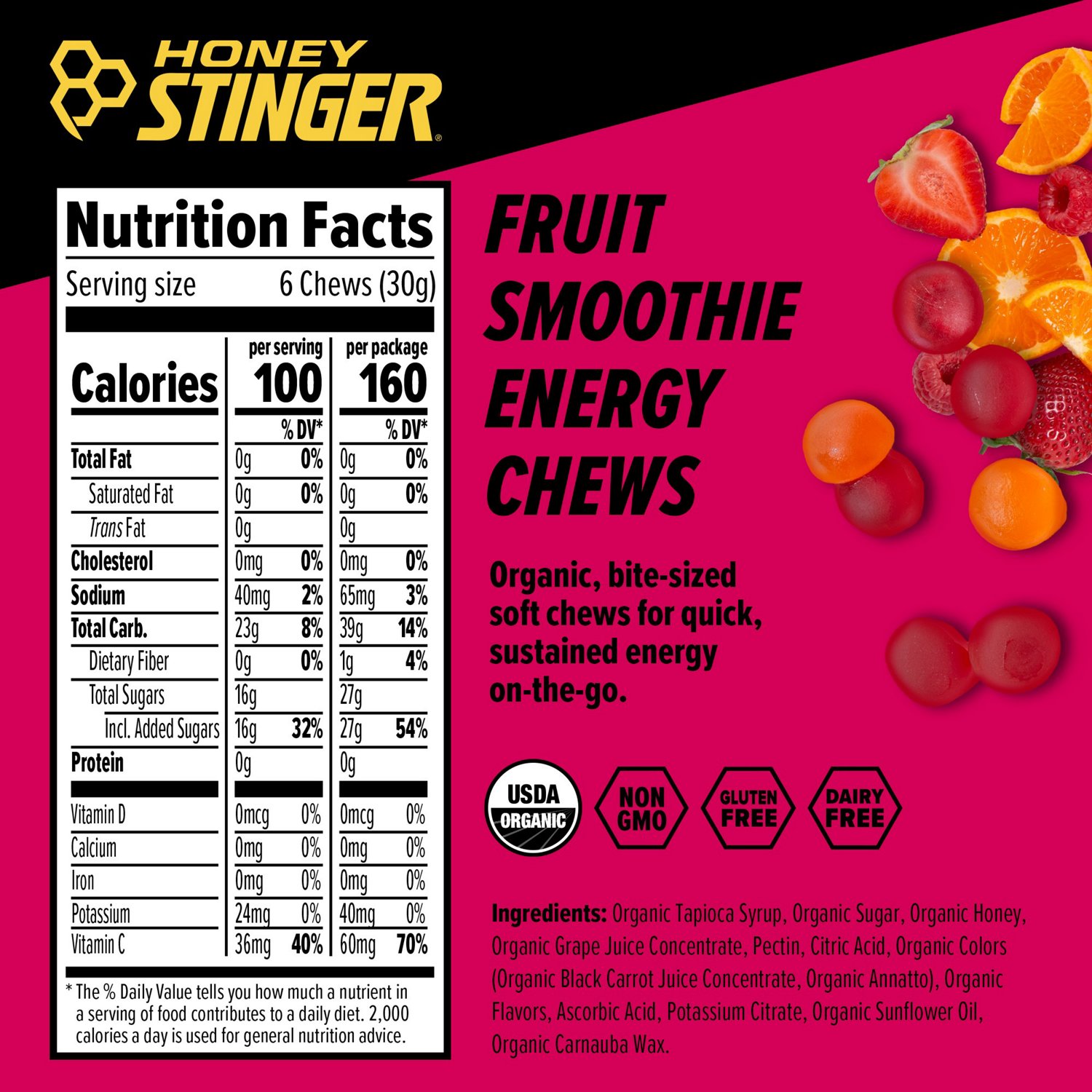 Honey Stinger Organic Energy Chews                                                                                               - view number 3