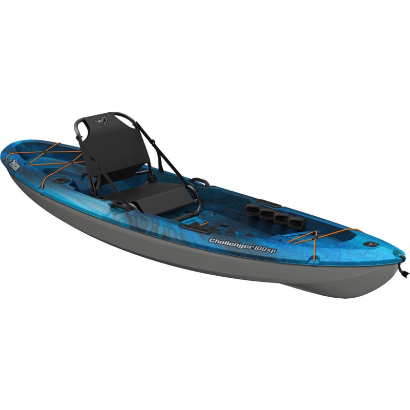 Pelican Challenger 100XP 10 ft Angler Sit-On-Top Fishing Kayak Blue/Grey - Canoes/Kayaks/Sm Boats at Academy Sports