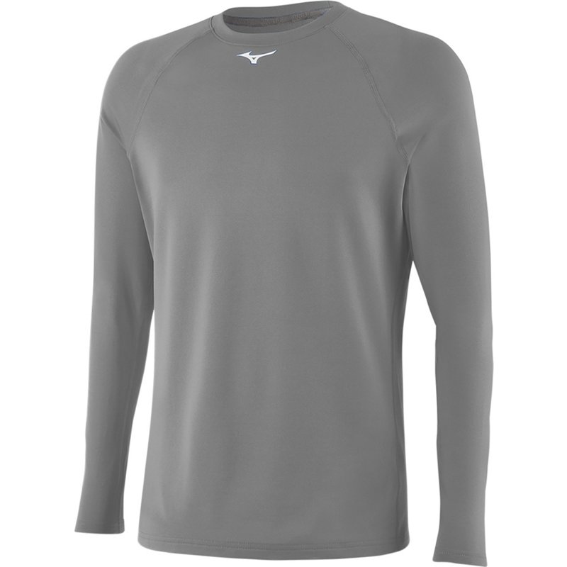 Mizuno Thermo Compression Ls Yth, Size Large, Grey (9191)