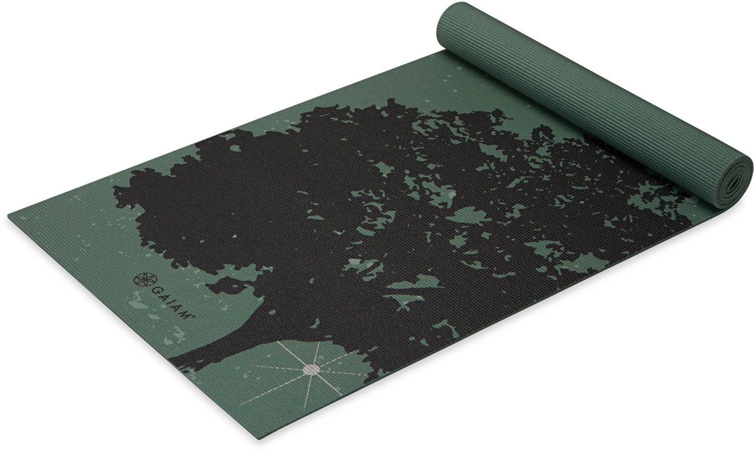 Gaiam Reversible Aubergine Swirl 24 x 68 x 0.24 in Yoga Mat                                                                      - view number 3