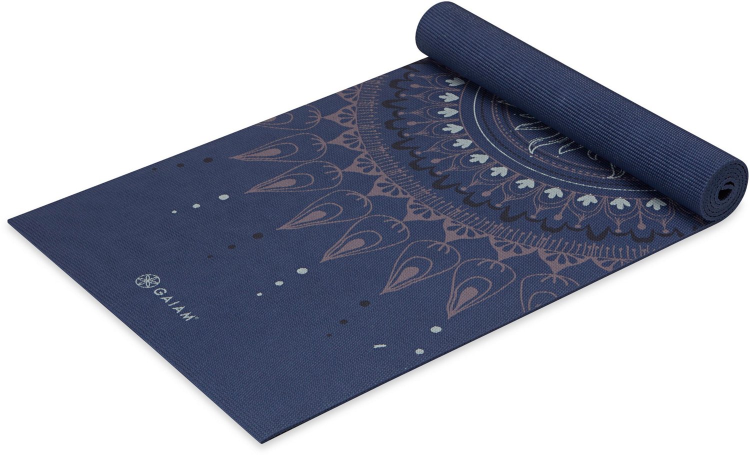 Gaiam Reversible Aubergine Swirl 24 x 68 x 0.24 in Yoga Mat                                                                      - view number 3