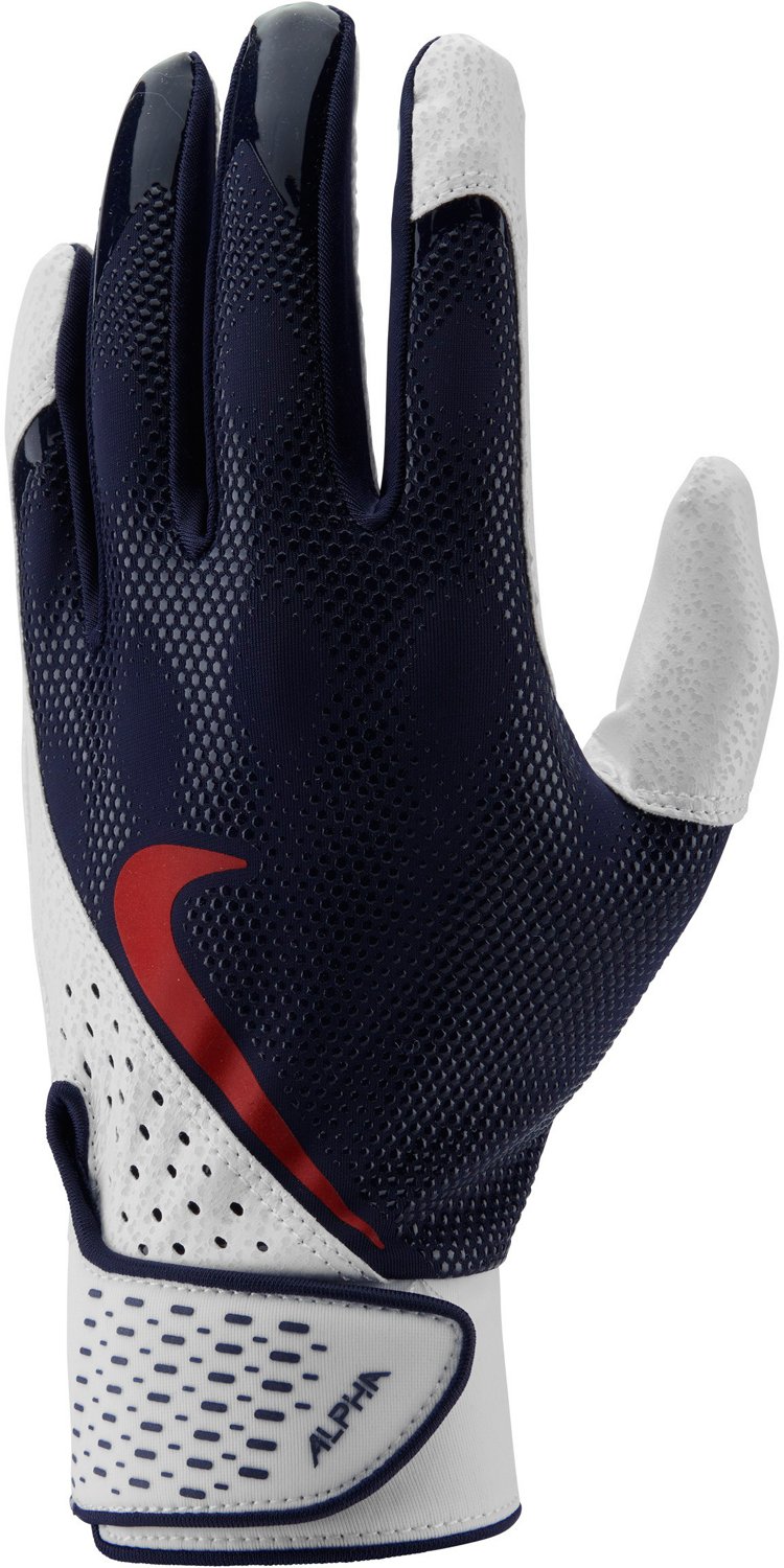 Nike Adult Alpha Batting Gloves Free Shipping at Academy