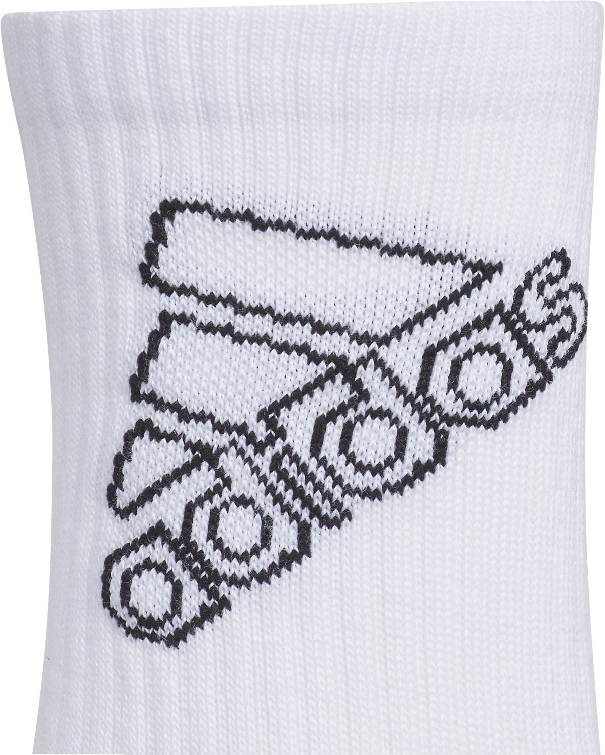 adidas Youth Cushion Mixed 6 Pack Crew Socks