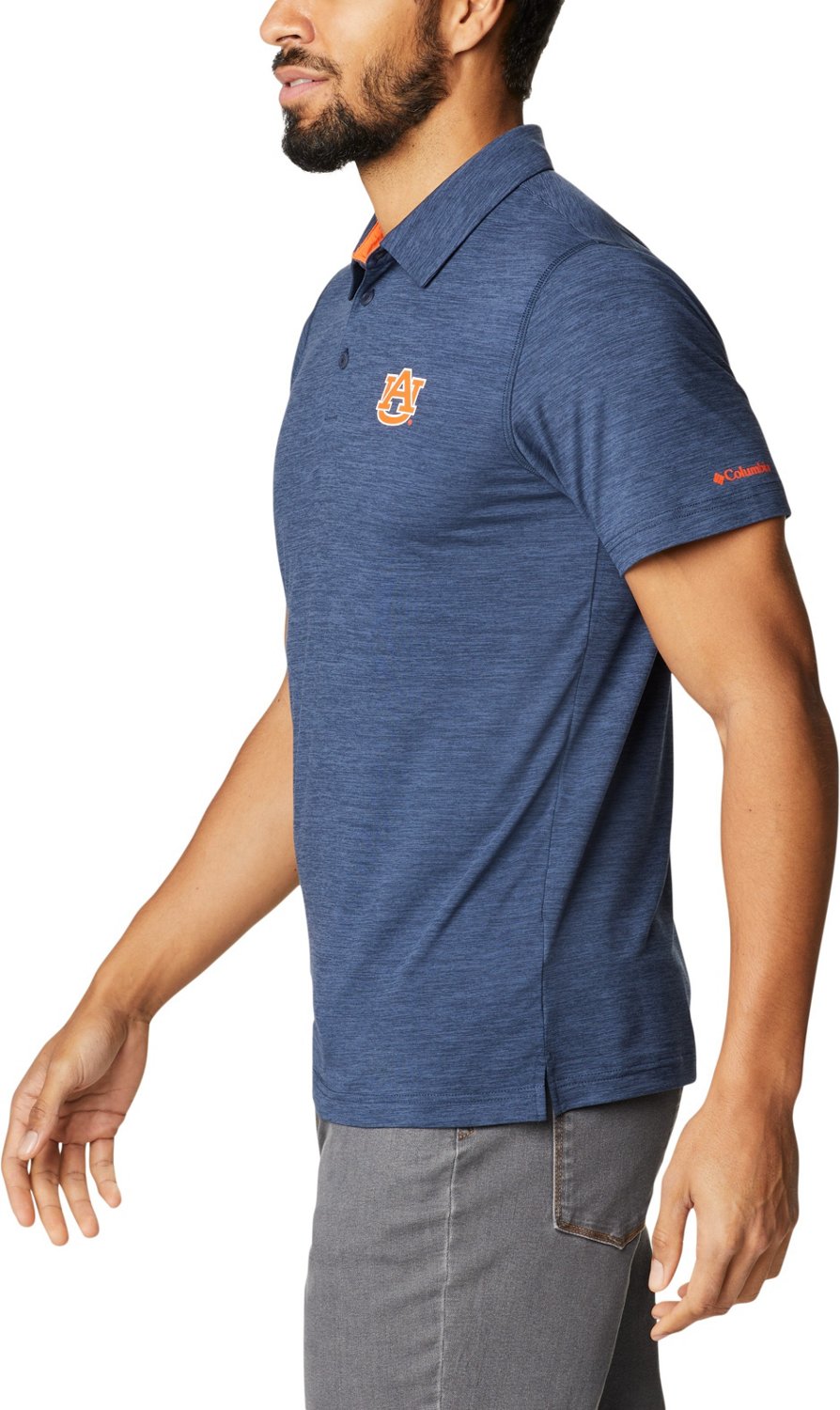 Columbia Sportswear Men's Auburn University Tech Trail Polo                                                                      - view number 4