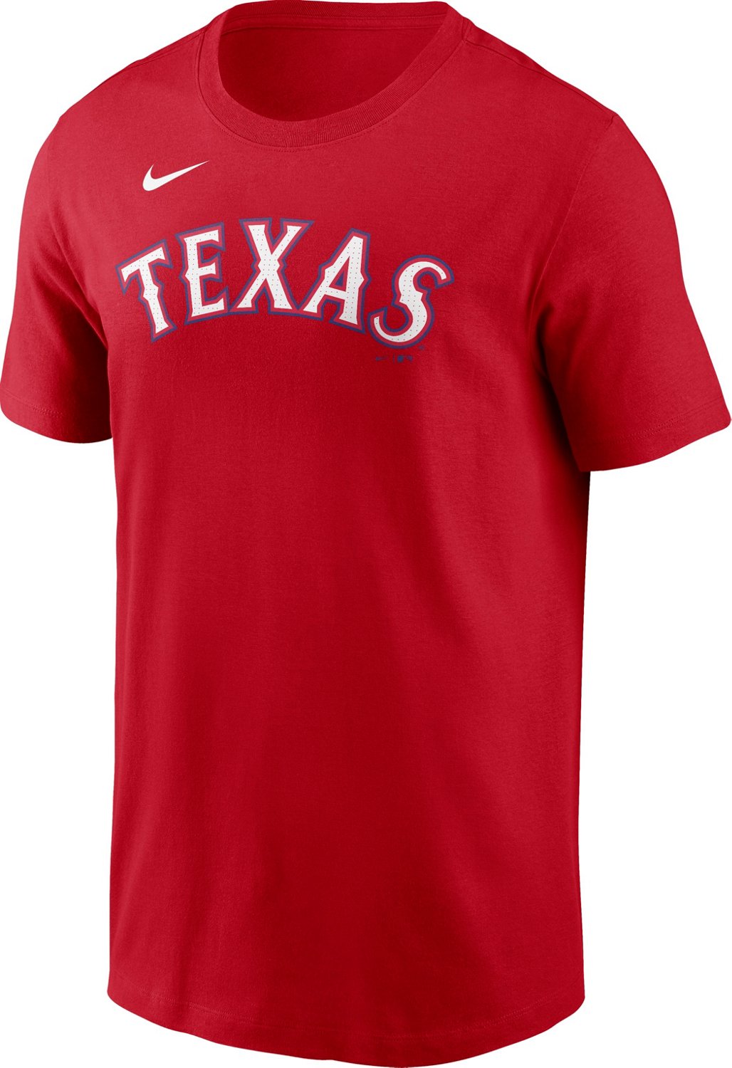 Nike Men's Texas Rangers Fuse Wordmark Graphic T-shirt - view number 2