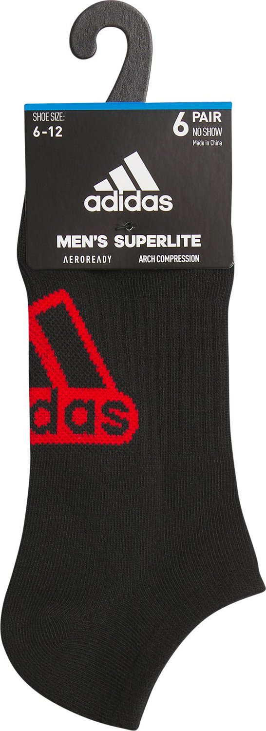 adidas Superlite Classic No Show Socks 6 Pack                                                                                    - view number 5