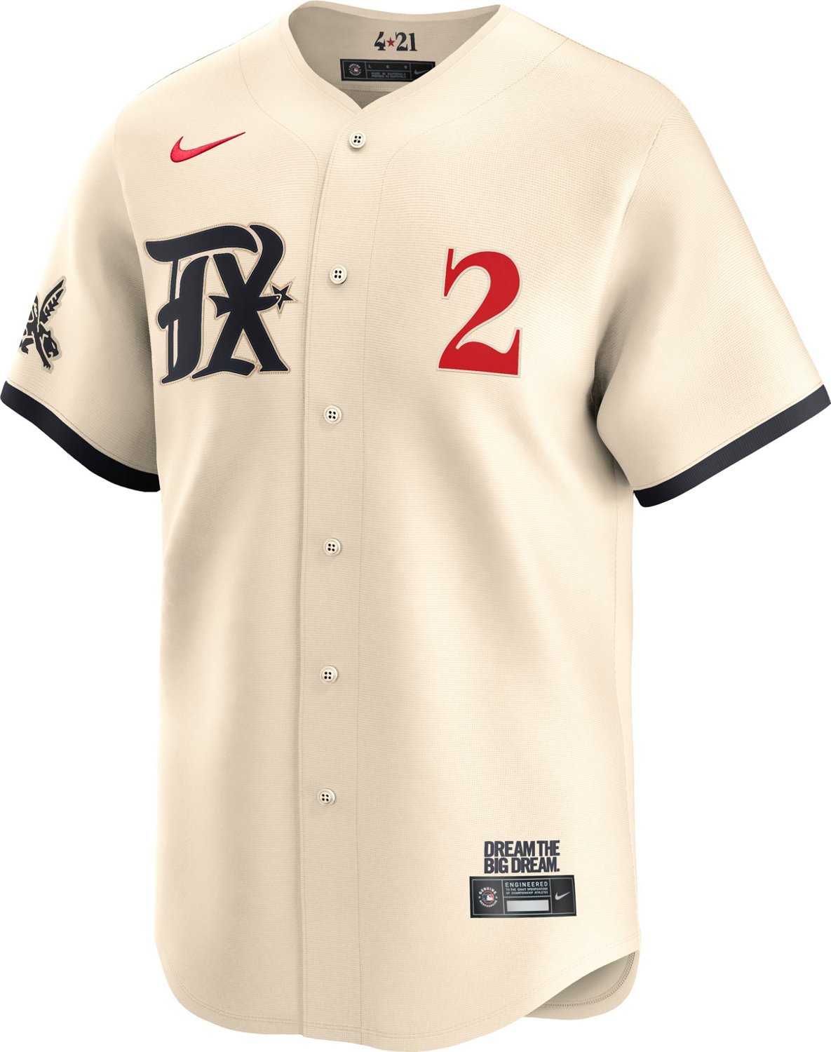 Nike Men's Texas Rangers Marcus Semien 2 Limited City Connect Jersey                                                             - view number 2