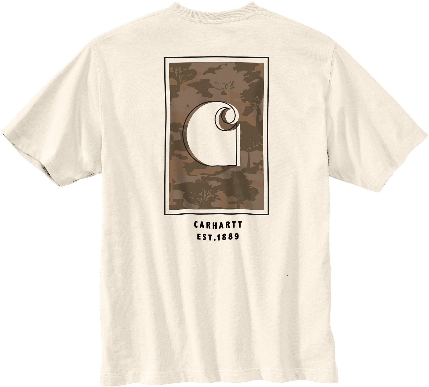 Carhartt Men's Loose Fit Heavyweight Short-Sleeve Camo Graphic T-Shirt - view number 4