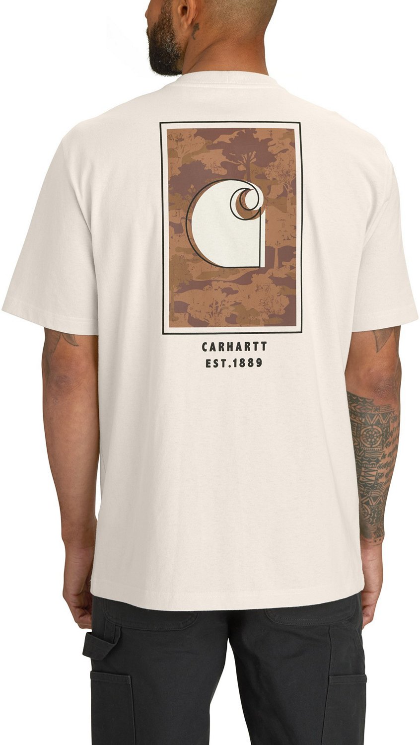 Carhartt Men's Loose Fit Heavyweight Short-Sleeve Camo Graphic T-Shirt - view number 6