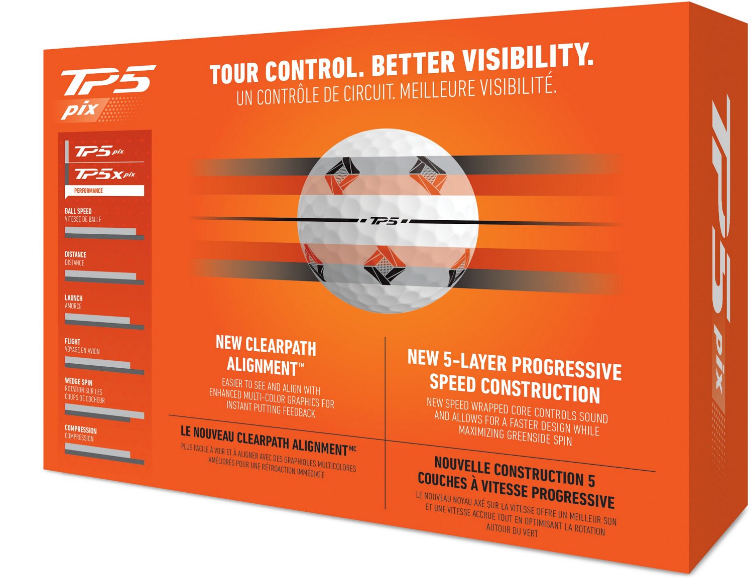 TaylorMade 2024 TP5 PIX 3.0 Golf Balls 12-Pack - view number 2