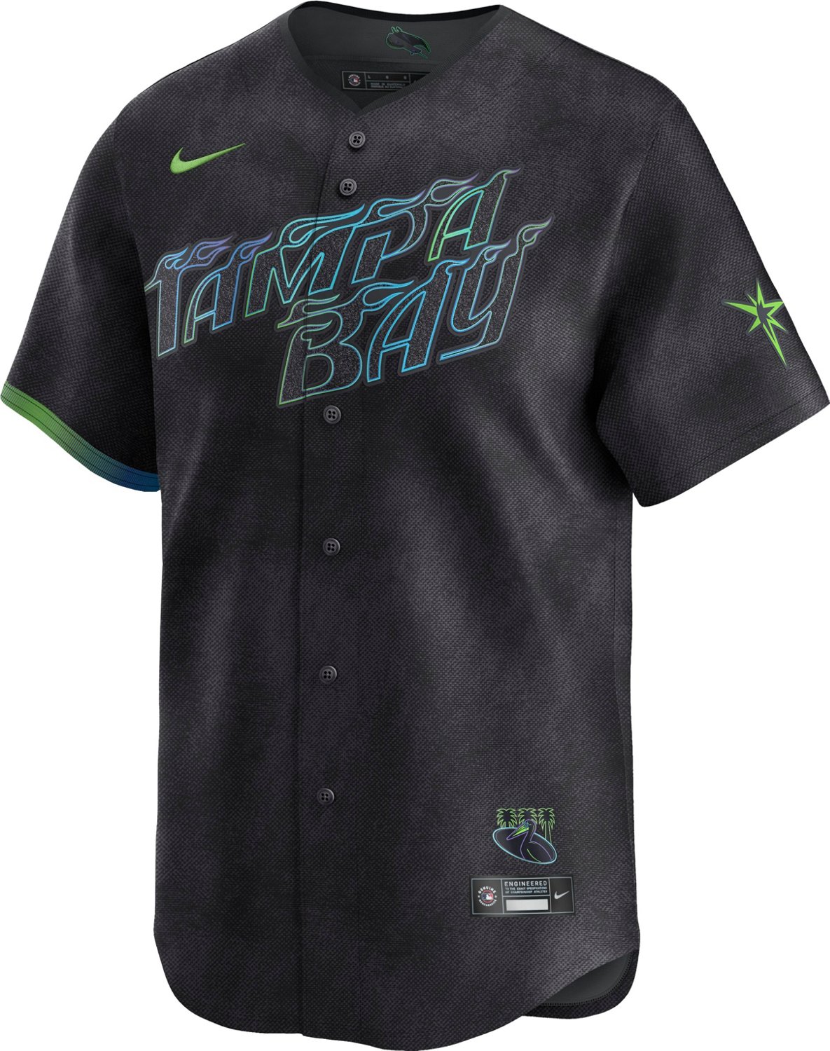 Nike Men's Tampa Bay Rays Diaz Limited City Connect Jersey - view number 2