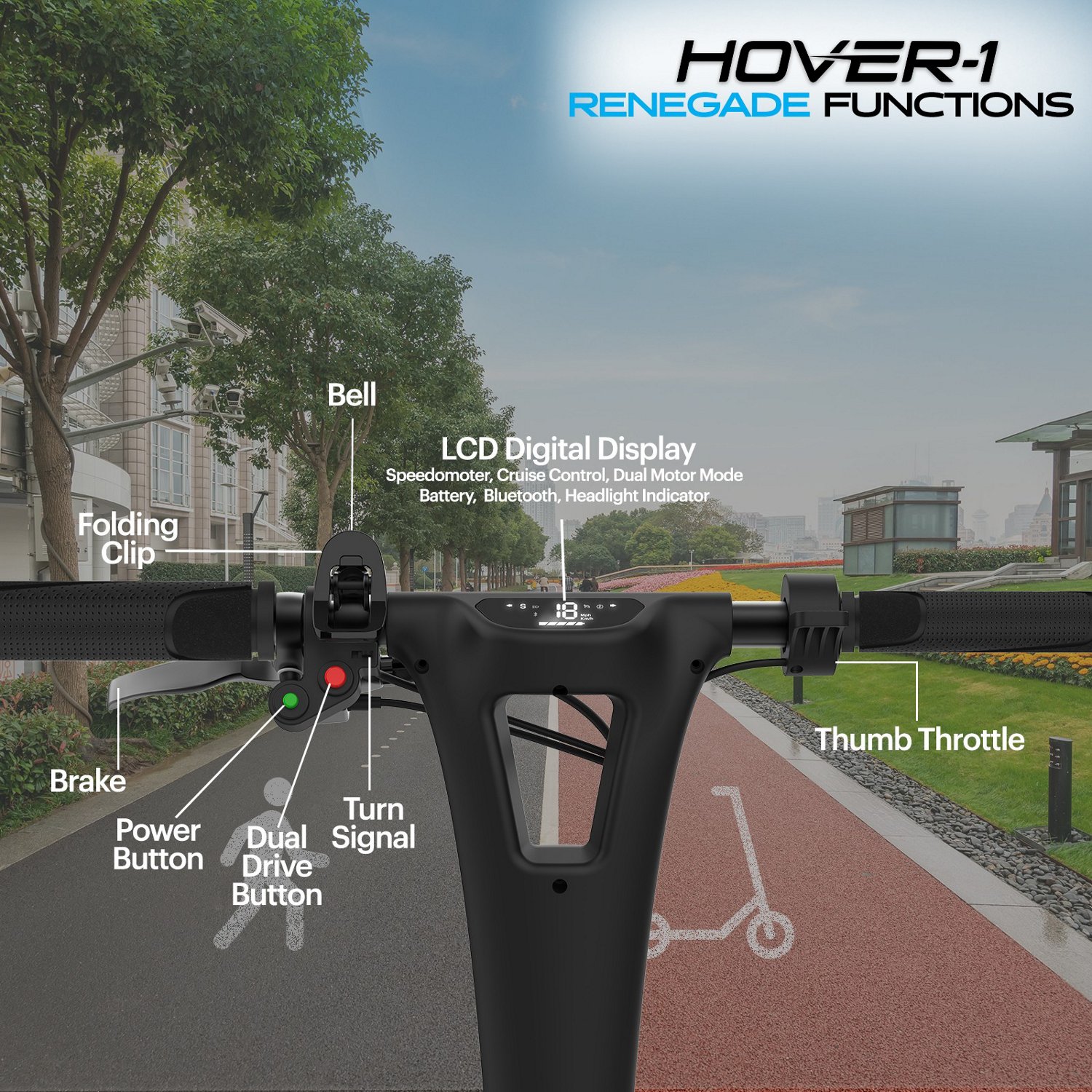 Hover-1 Renegade Electric Scooter                                                                                                - view number 2