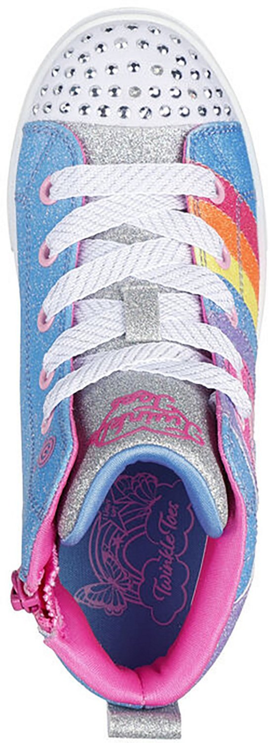 SKECHERS Girls' Twinkle Sparks High-Top Shoe - view number 4