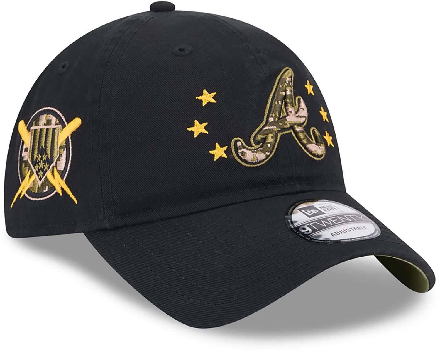 New Era Adult Braves 2024 Armed Forces 9TWENTY Cap                                                                               - view number 2