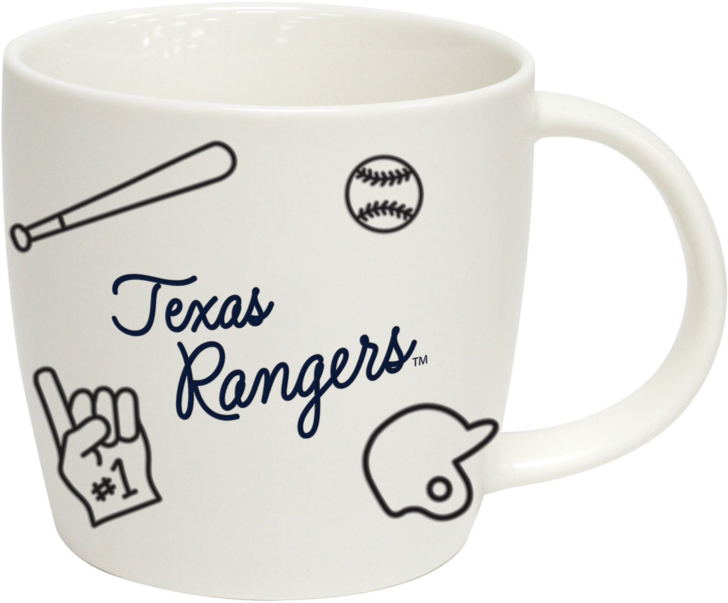 Logo Brands Rangers 18 oz Playmaker Mug - view number 1