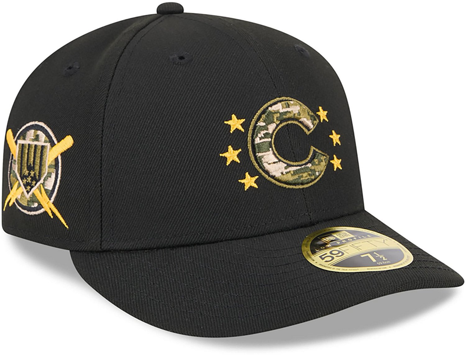 New Era Men's Chicago Cubs 2024 Armed Forces Day Low Profile 59FIFTY Fitted Hat - view number 2