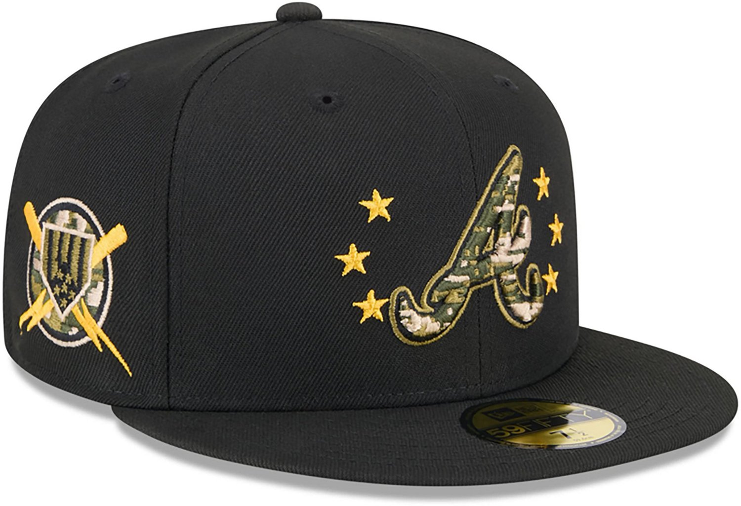 New Era Adult Braves 2024 Armed Forces 59FIFTY Fitted Cap - view number 2