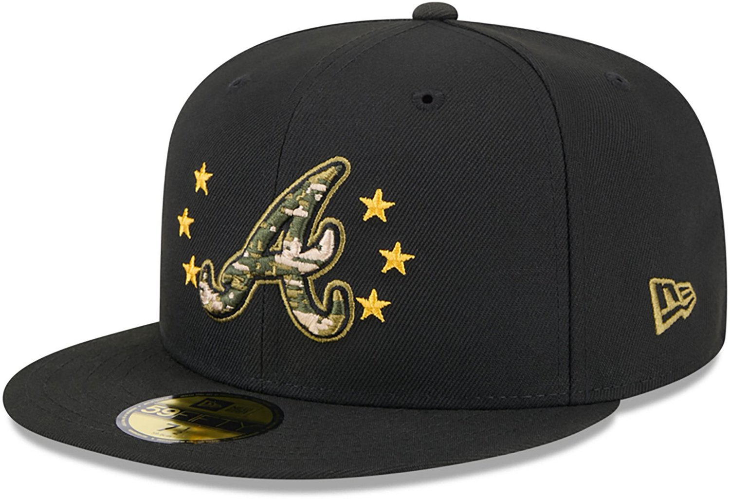 New Era Adult Braves 2024 Armed Forces 59FIFTY Fitted Cap - view number 3