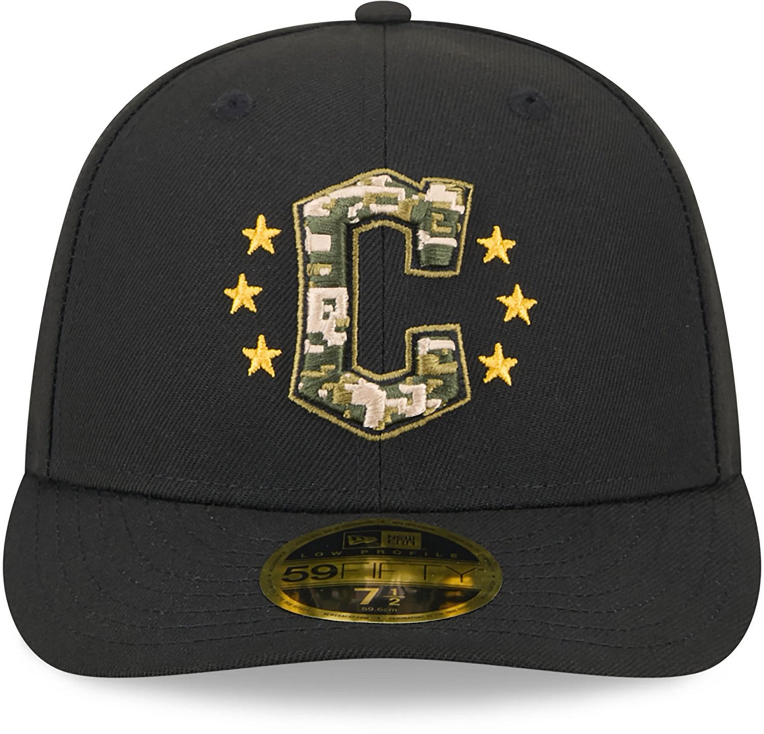 New Era Men's Cleveland Guardians 2024 Armed Forces Day Low Profile 59FIFTY Fitted Hat