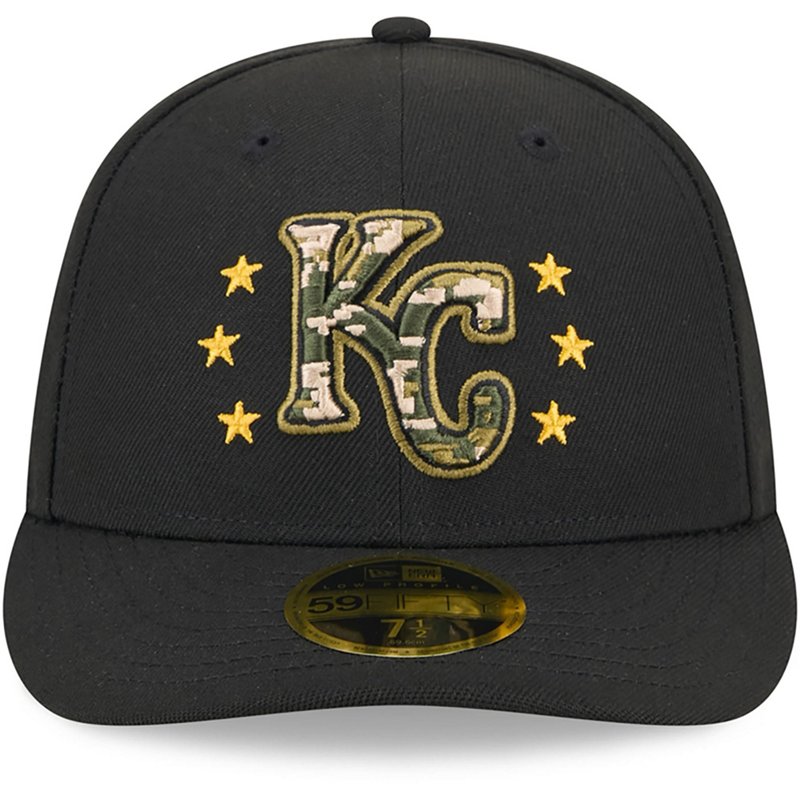 New Era Men's Kansas City Royals 2024 Armed Forces Day Low Profile 59FIFTY Fitted Hat-image