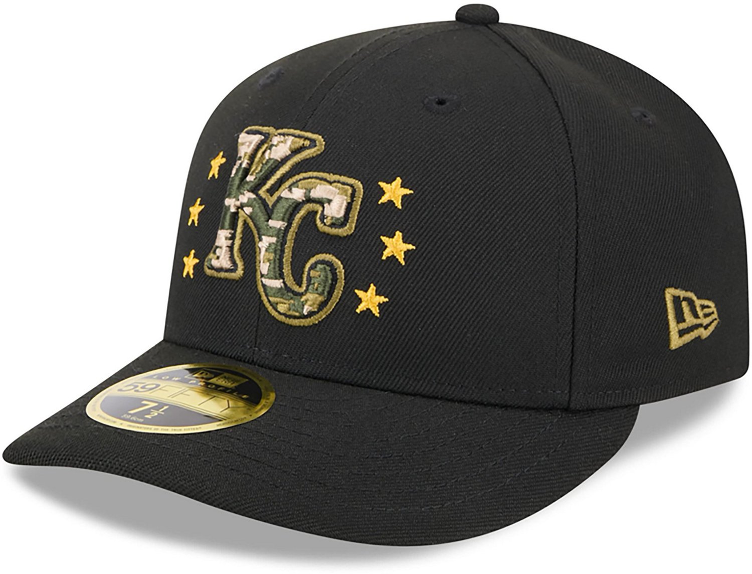 New Era Men's Kansas City Royals 2024 Armed Forces Day Low Profile 59FIFTY Fitted Hat - view number 2