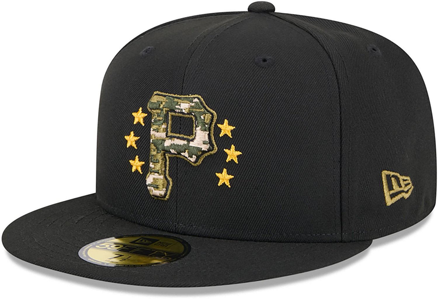 New Era Men's Pittsburgh Pirates 2024 Armed Forces Day On-Field 59FIFTY Fitted Hat - view number 2