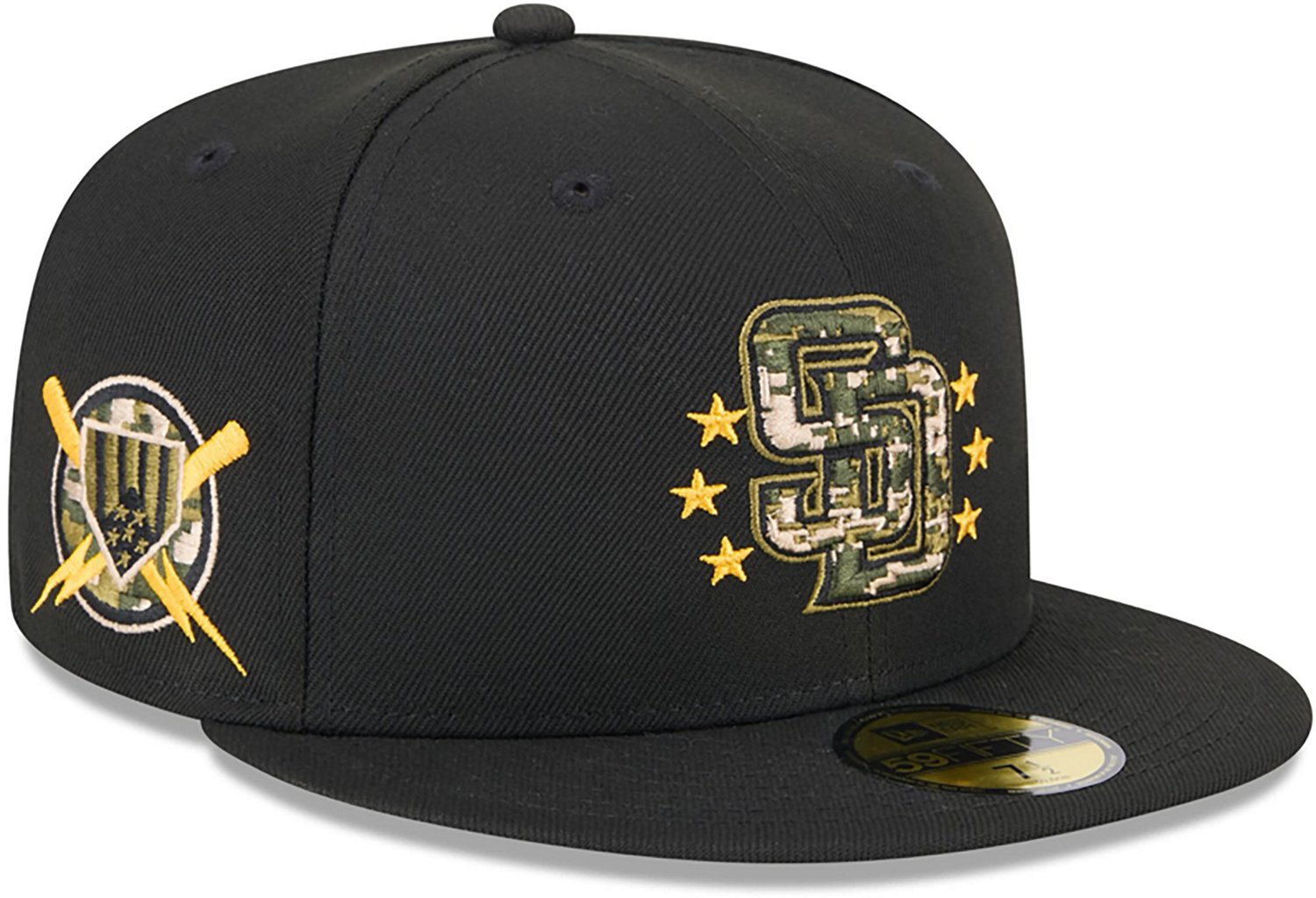 New Era Men's San Diego Padres 2024 Armed Forces Day On-Field 59FIFTY Fitted Hat | Academy