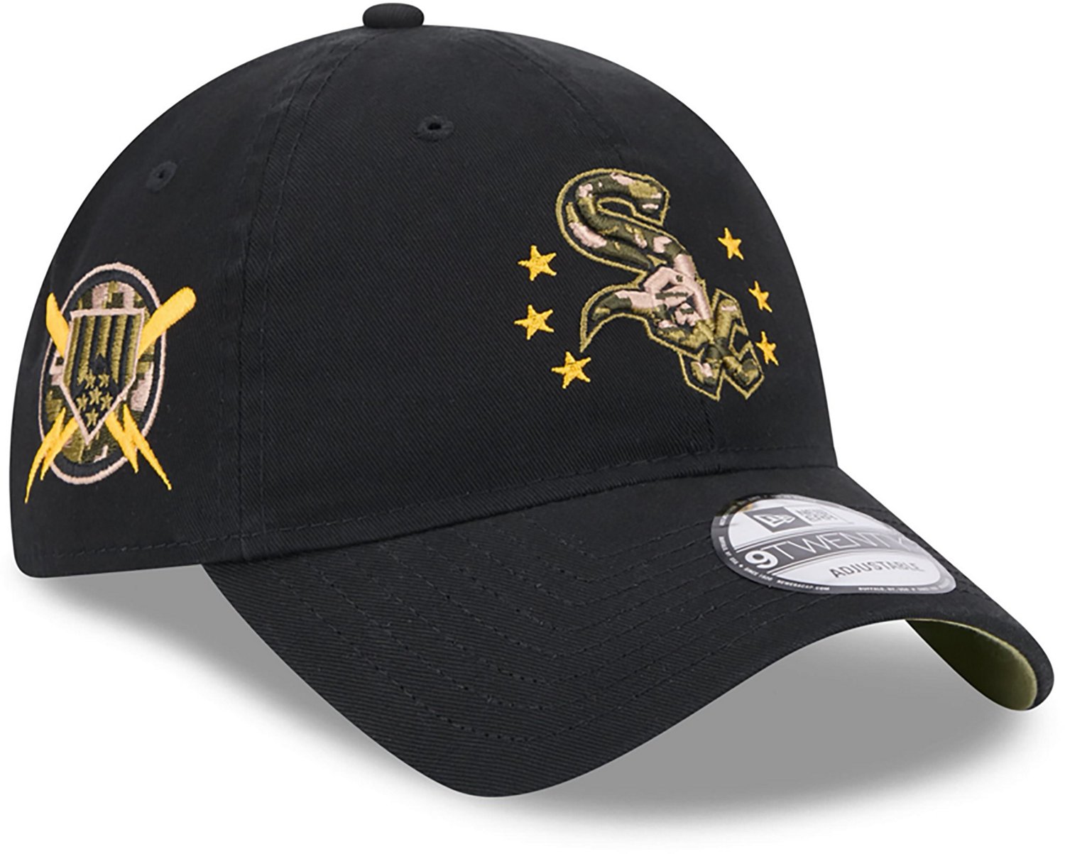 New Era Men's Chicago White Sox 2024 Armed Forces Day 9TWENTY Adjustable Hat - view number 3