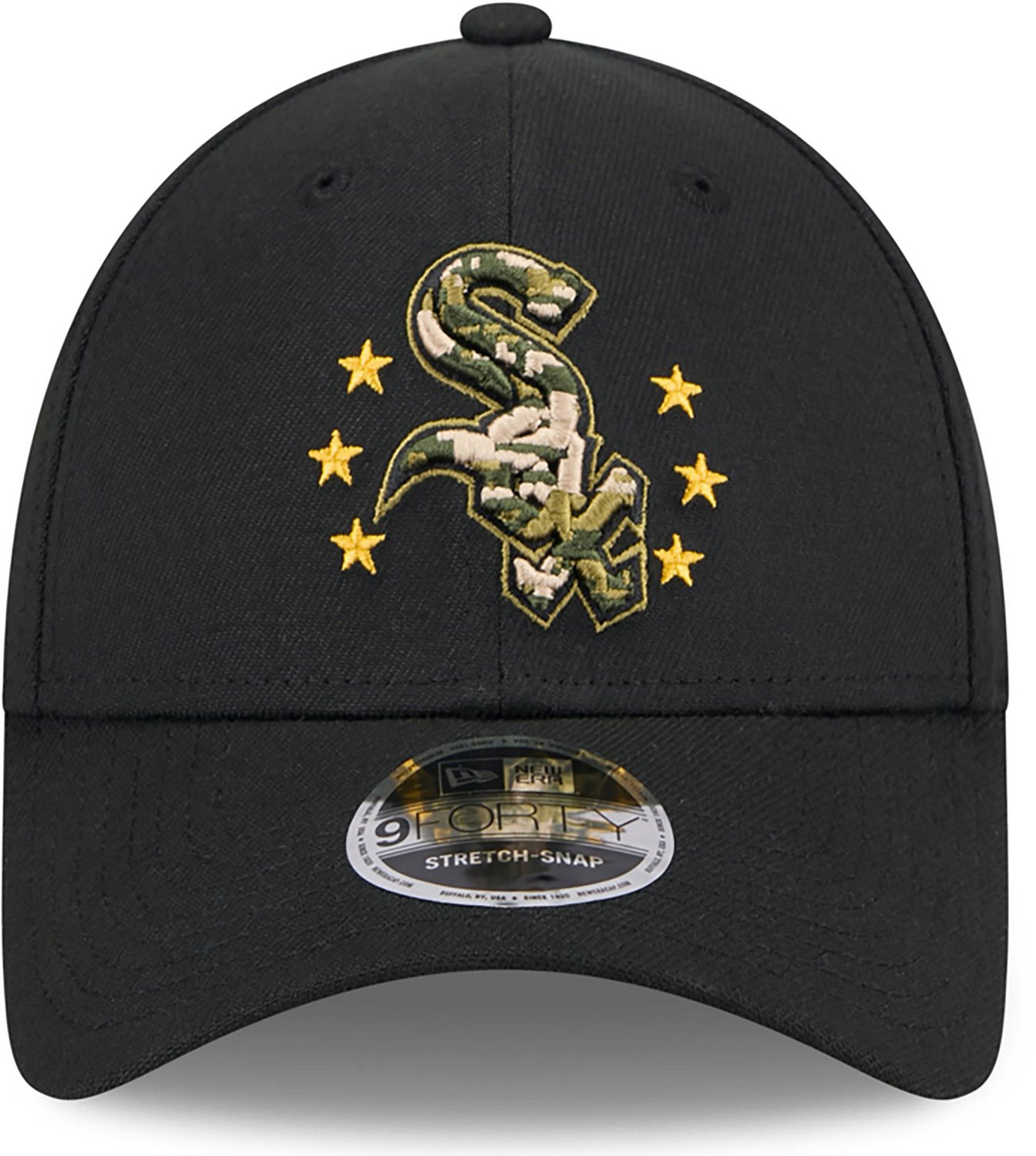 New Era Men's Chicago White Sox 2024 Armed Forces Day 9FORTY Adjustable Hat                                                      - view number 1