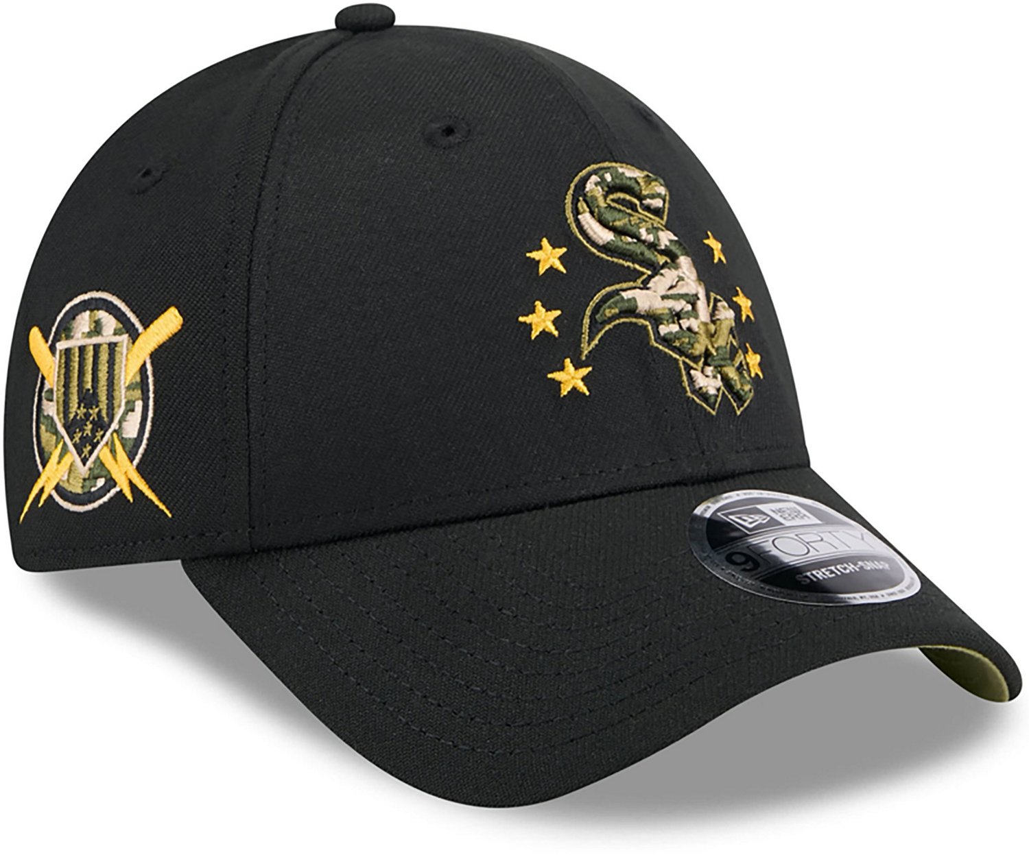 New Era Men's Chicago White Sox 2024 Armed Forces Day 9FORTY Adjustable Hat                                                      - view number 3