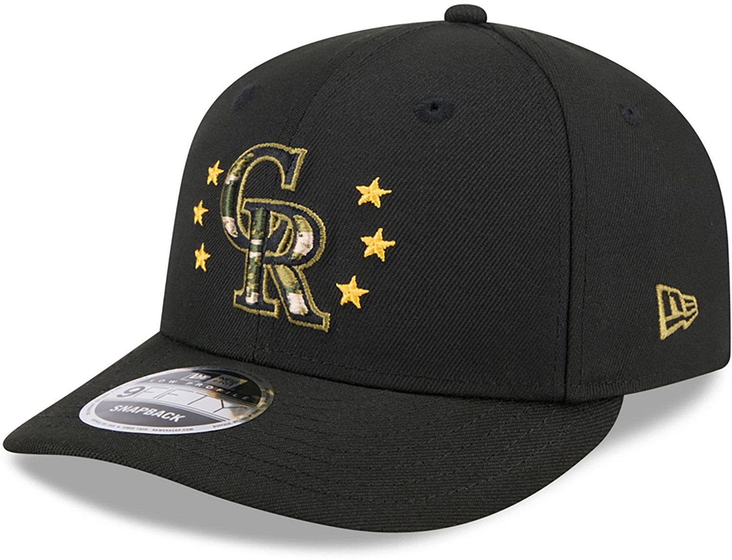 New Era Men's Colorado Rockies 2024 Armed Forces Day Low Profile 9FIFTY Snapback Hat - view number 2