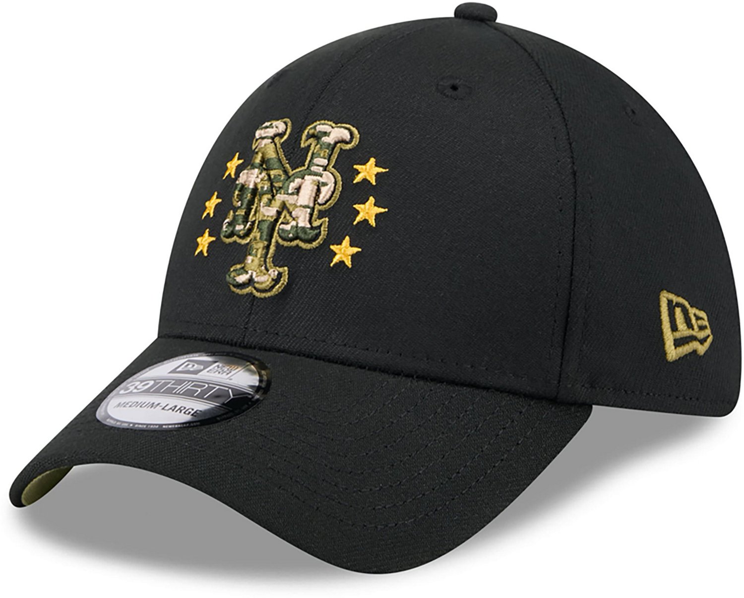 New Era Men's New York Mets 2024 Armed Forces Day 39THIRTY Flex Hat - view number 3