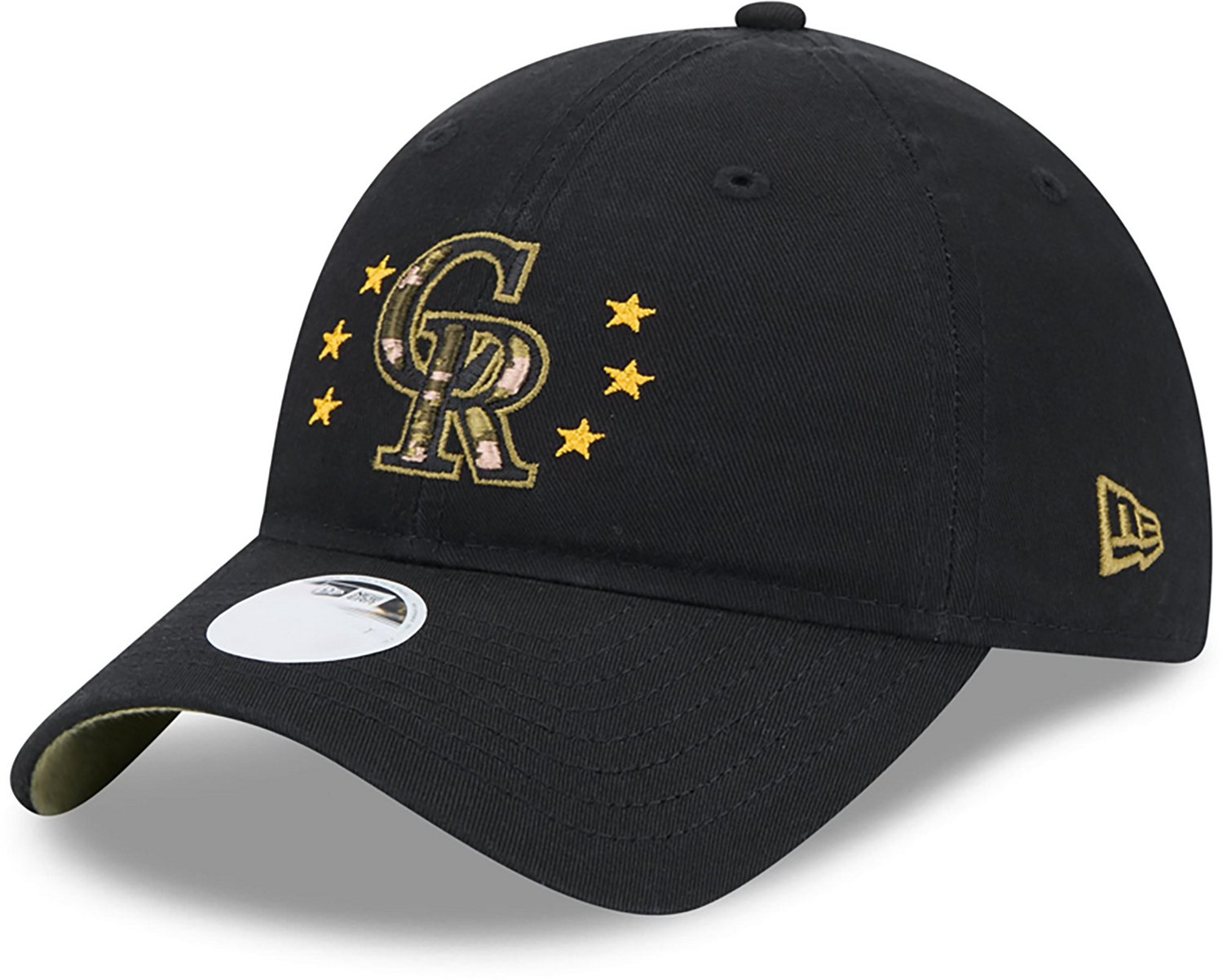 New Era Women's Colorado Rockies 2024 Armed Forces Day 9TWENTY Adjustable Hat - view number 2