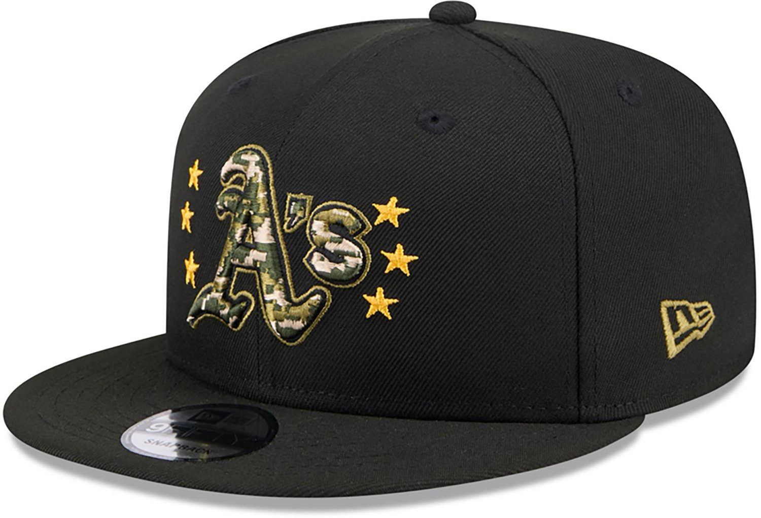 New Era Men's Oakland Athletics 2024 Armed Forces Day 9FIFTY Snapback Hat                                                        - view number 2