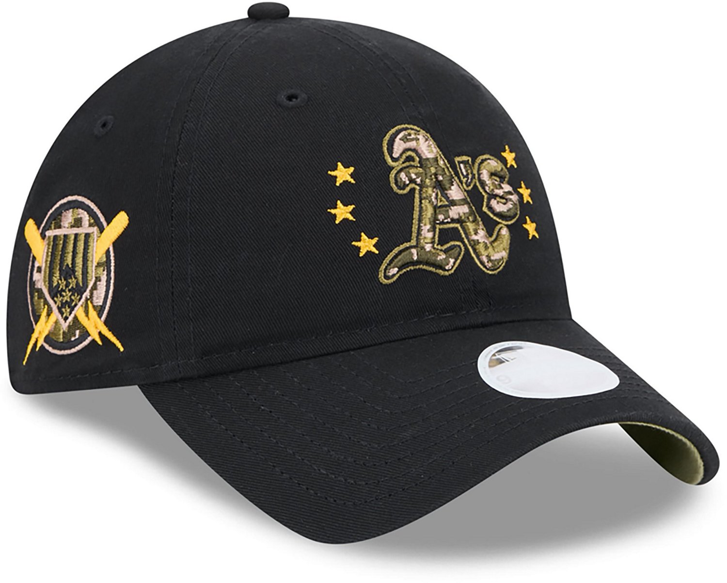 New Era Women's Oakland Athletics 2024 Armed Forces Day 9TWENTY Adjustable Hat                                                   - view number 2