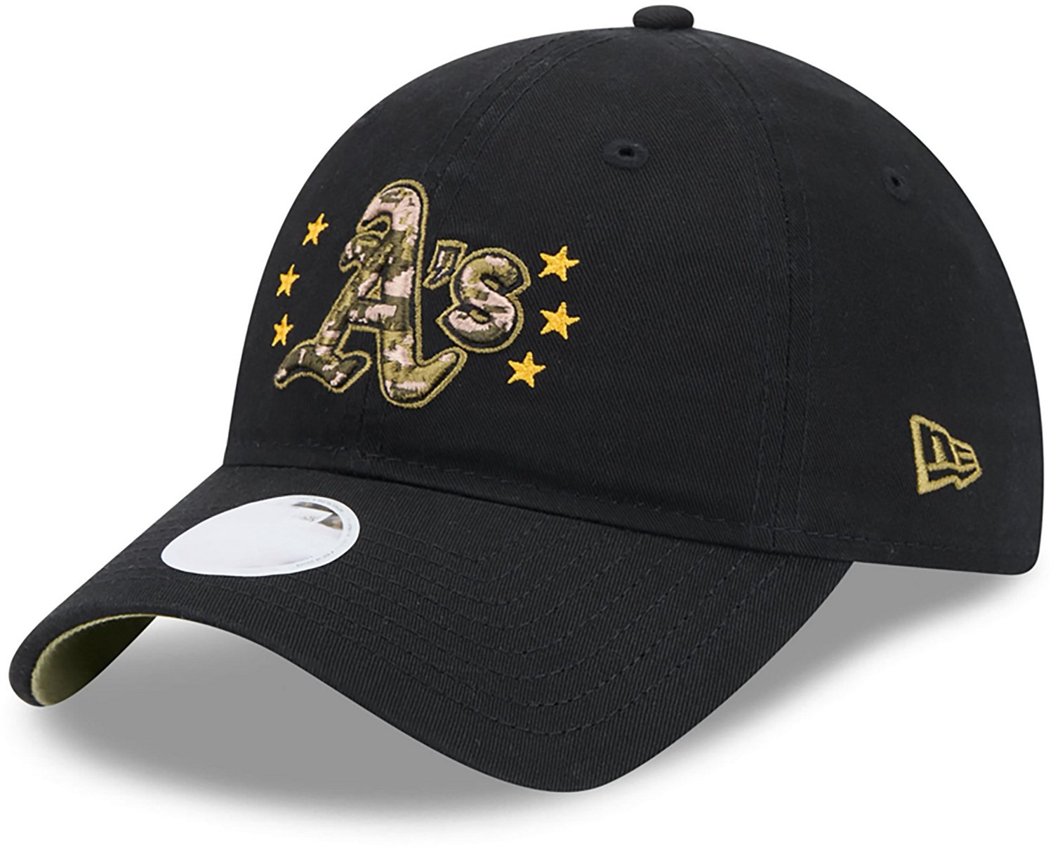 New Era Women's Oakland Athletics 2024 Armed Forces Day 9TWENTY Adjustable Hat                                                   - view number 3